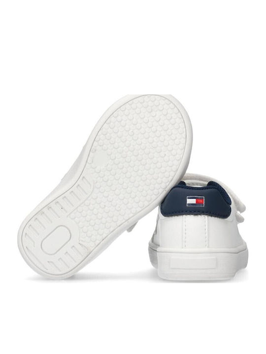 Kids Sneakers with Scratch White