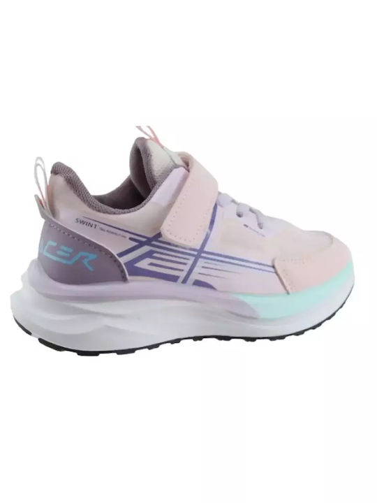 Παιδικά Sneakers με Σκρατς Ροζ