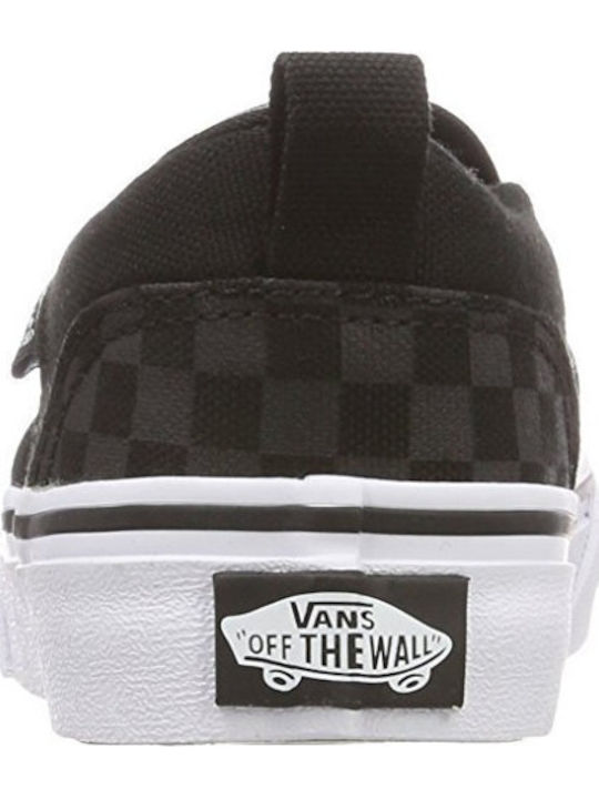 Asher Kids Sneakers Slip-on Black