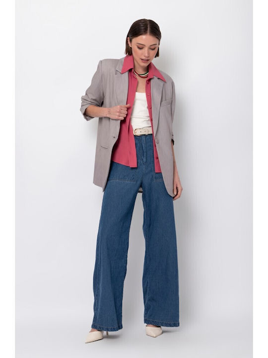 Helmi Lang Damen Blazer Taupe