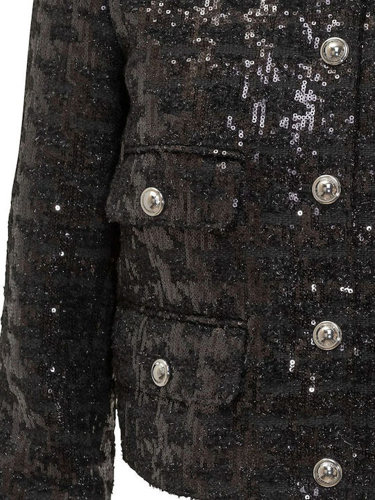 Michael Kors Women's Blazer Black with Sequins