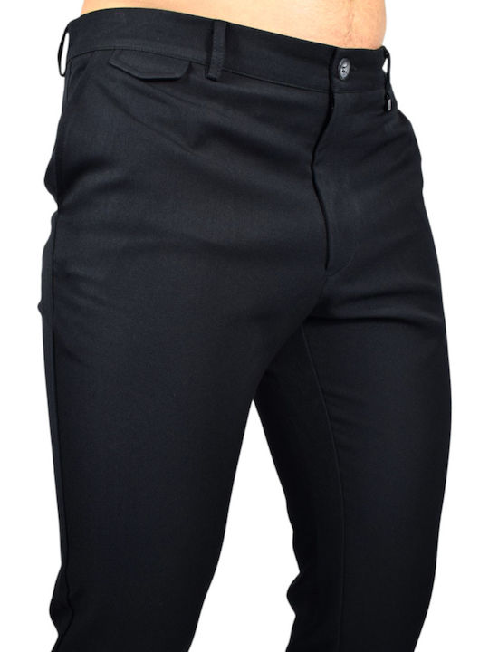 Herren-Chinohose Schwarz