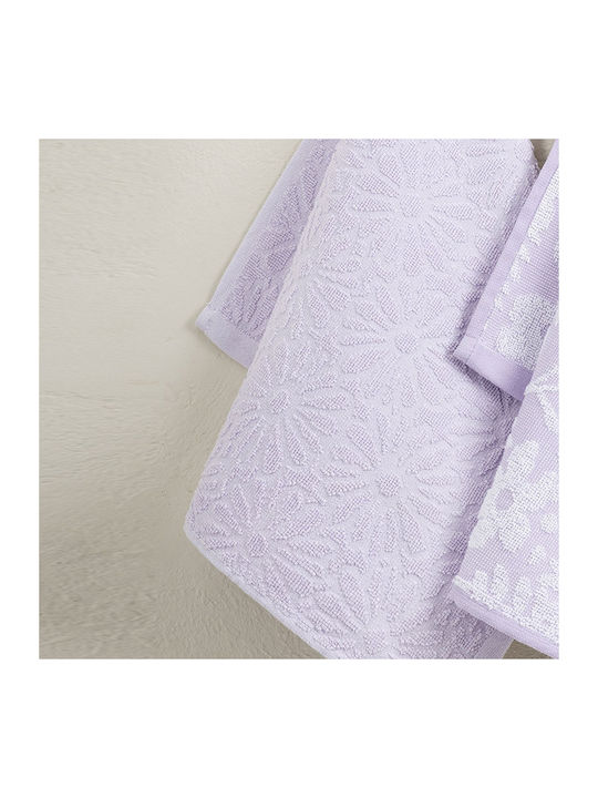 Nima Daily B Towel from 100% Cotton in Pink Color 40x60cm