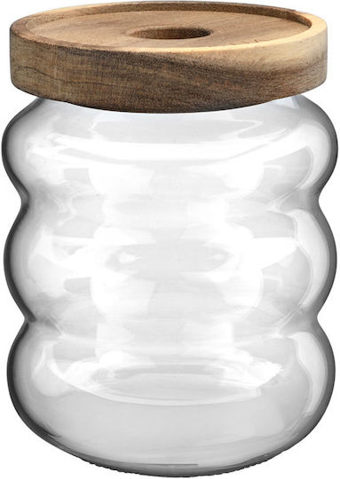Estia Allure General Use Vase with Airtight Lid Glass Transparent 500ml