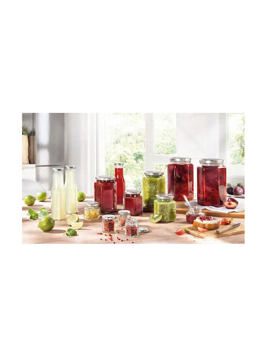 Leifheit Hexagonal Glass Jar 1700ml