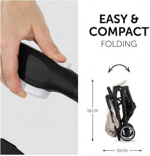 Hauck Travel N Care Baby Stroller Suitable for Newborn Beige 6.8kg