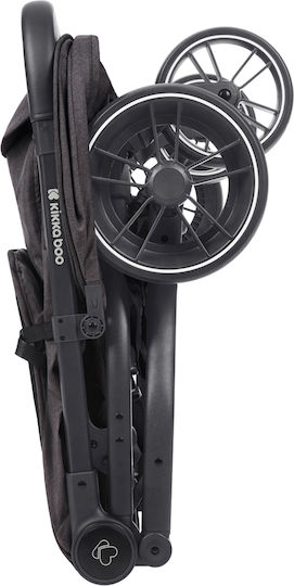 Kikka Boo Happy 2 Double Stroller Suitable for Newborn Dark Grey 11.5kg