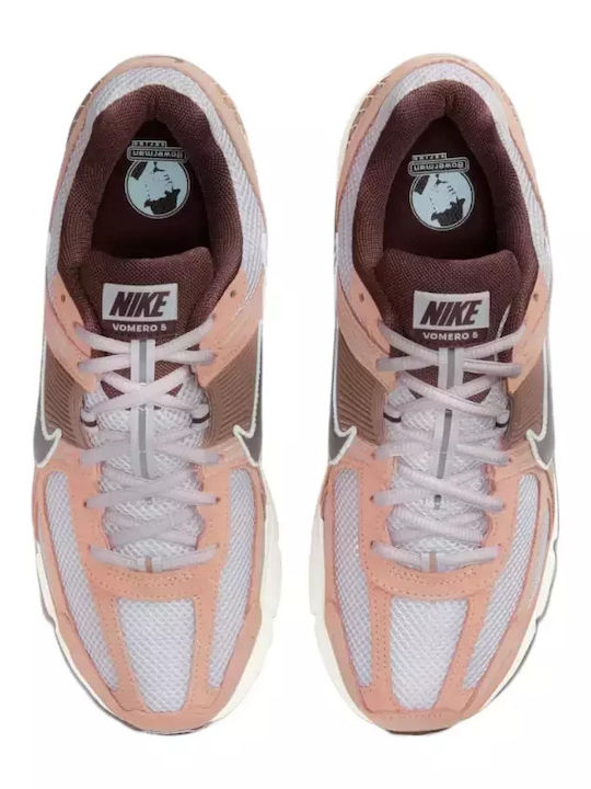 Zoom Vomero 5 Herren Sneakers Dusted Clay / Earth-platinum Violet
