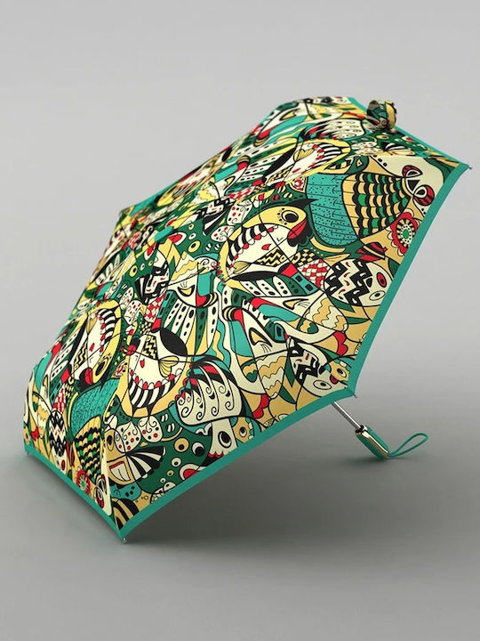 Windproof Automatic Umbrella Compact Red