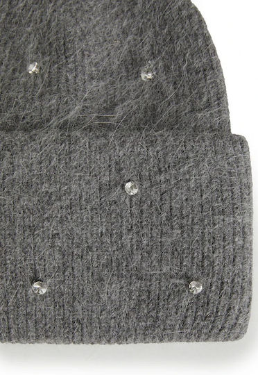 Beanie Frauen Beanie Gestrickt in Gray Farbe