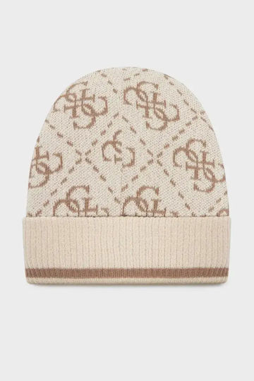 Beanie Feminin Căciulă Tricotat în culoarea Bej