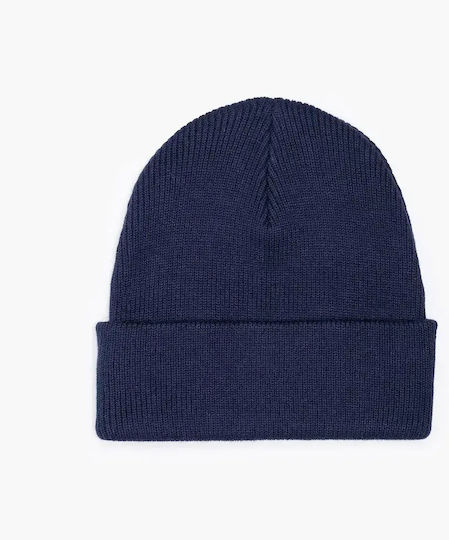 Beanie Unisex Beanie Gestrickt in Blau Farbe