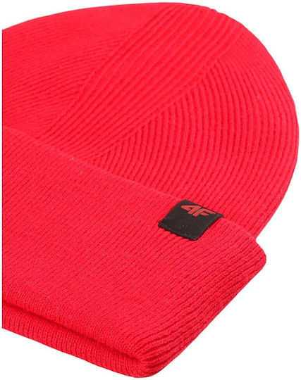 Beanie Männer Beanie Gestrickt in Rot Farbe