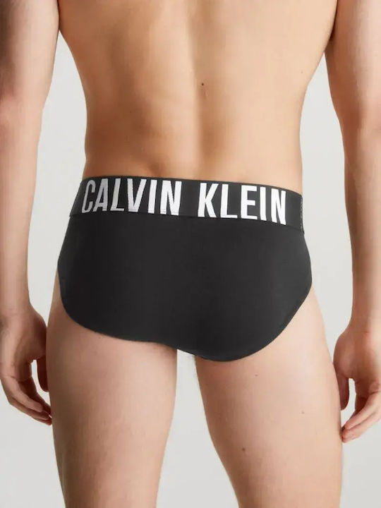 Herren Slips Schwarz 3Packung