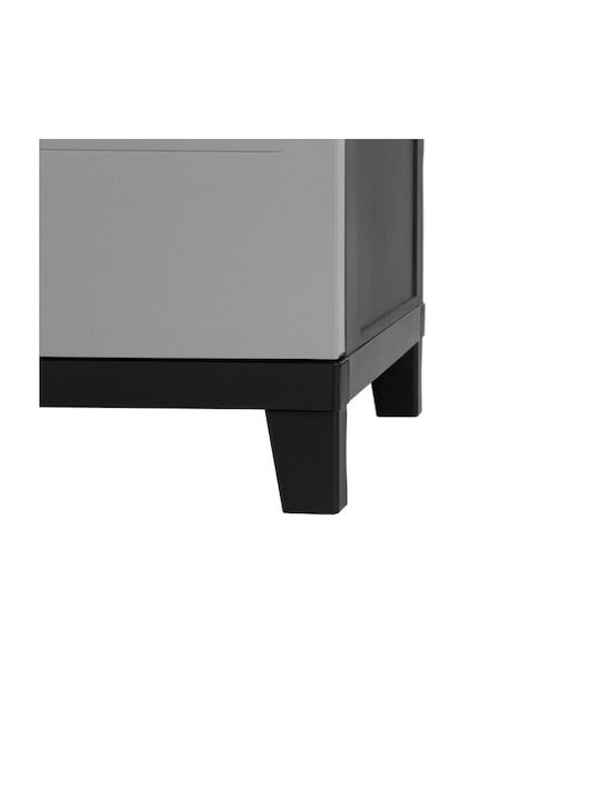 Double Door Wardrobe Plastic 66x40x172cm