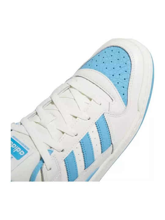 Forum Low Cl Herren Sneakers Ivory / Semi Blue Burst
