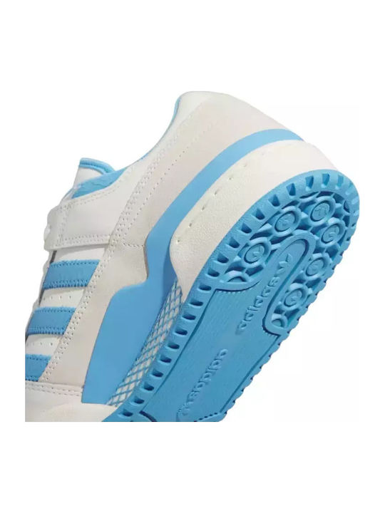 Forum Low Cl Herren Sneakers Ivory / Semi Blue Burst