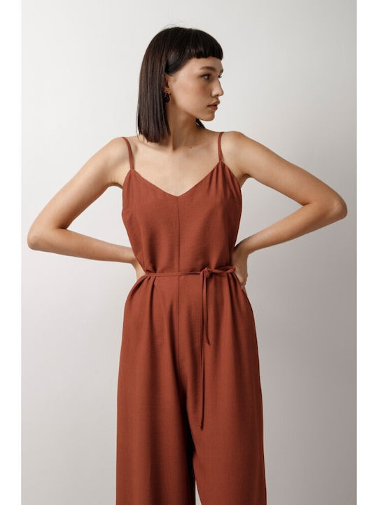 Γυναικεία Ολόσωμη Φόρμα Dark Orange