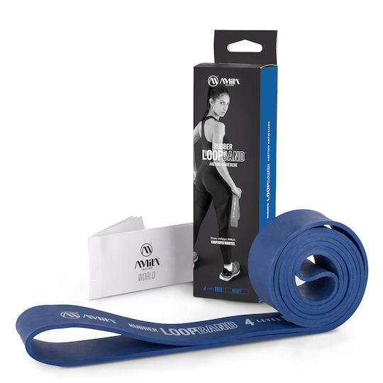 AMILA Resistance Band Loop Hard Blue 1.04m