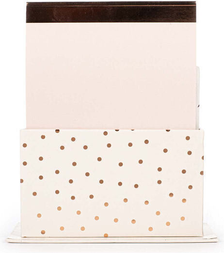 Tri-coastal Cozy Office Set 3 Notebooks Pens Rose Gold