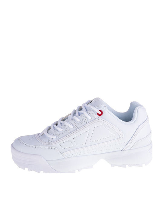Raven Nc Adidași Chunky Pentru Femei Albi