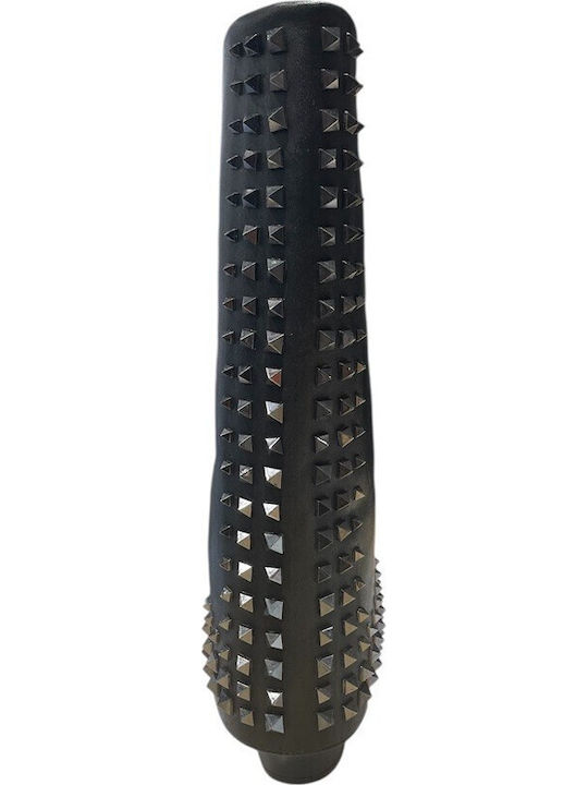 Leder Damenstiefel Schwarz