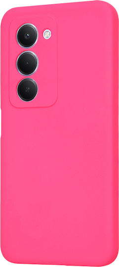 Techsuit Softflex Umschlag Rückseite Silikon Fuchsie (Redmi 15)