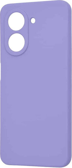 Techsuit Softflex Umschlag Rückseite Silikon Lila (Redmi A5)