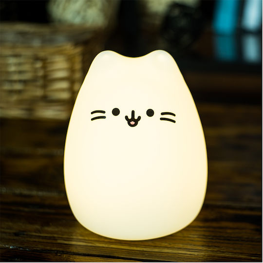 innoGio Lumini LED Lampă decorativă pentru copii Kitty cu Schimbări de Culori Alb