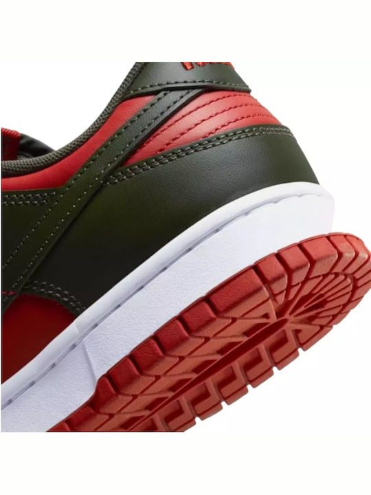 Dunk Low Retro Sneakers Mystic Red / Cargo Khaki