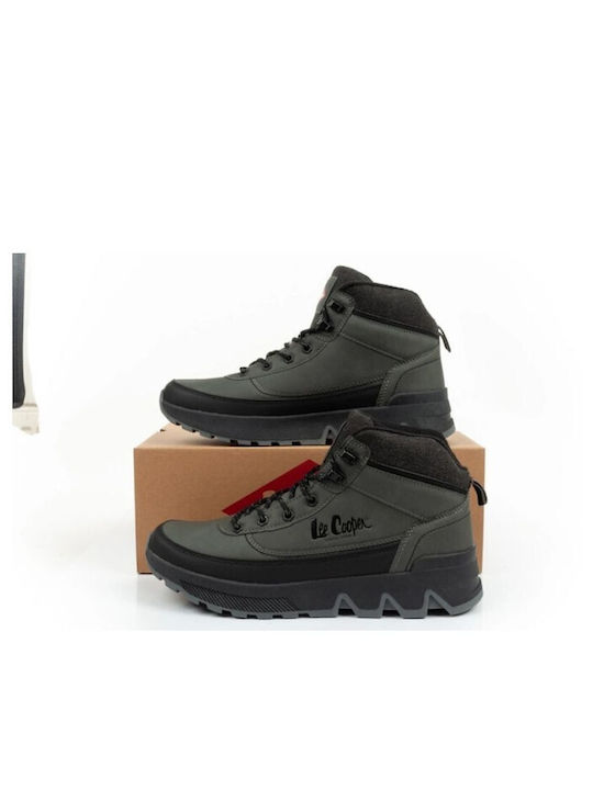 Leder Gray Chelsea Stiefeletten