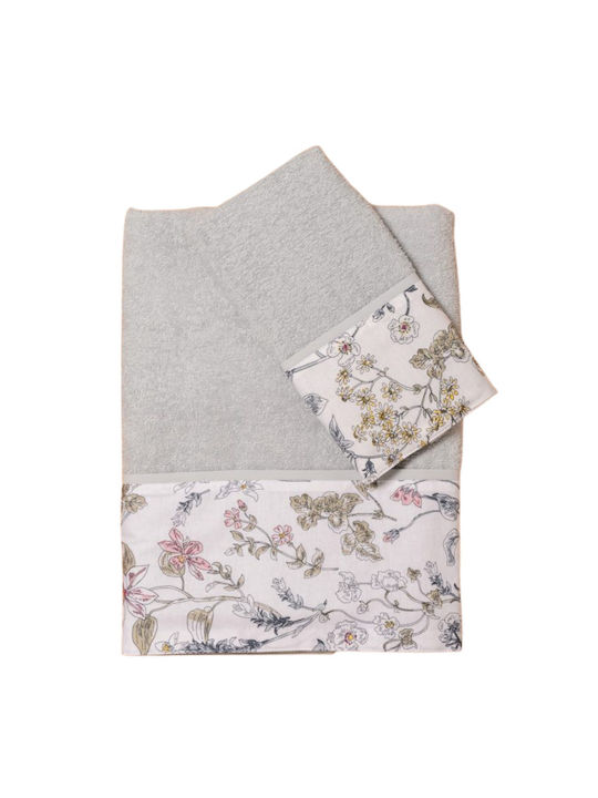 abo Set De Prosoape Pentru Bebeluşi 2 Piese Flower Garden Greutate 350gsm