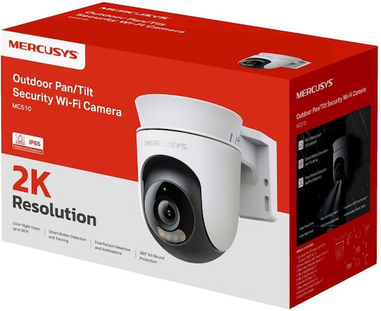 Mercusys MC510 IP Surveillance Camera Wi-Fi Full HD+ 3MP Waterproof with Lens 4mm