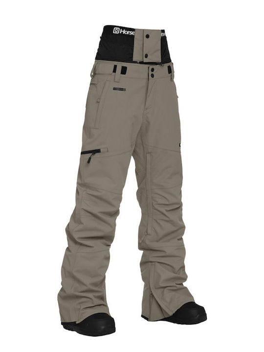 Horsefeathers Lotte Ii OW225G Γυναικείο Παντελόνι Σκι & Snowboard Καφέ