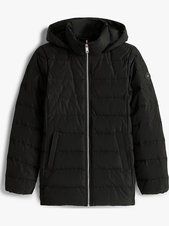 Jachetă de femei Puffer Waterproof Black