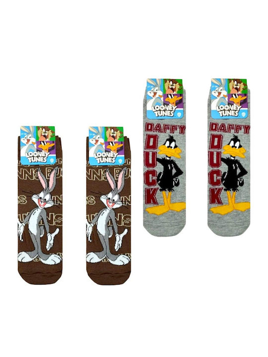 Looney Tunes Kids' Socks Multicolored 2 Pairs