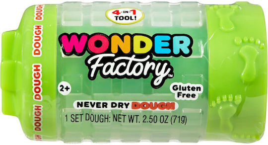 Mga Entertainment Wonder Factory Never Dry Dough Singles Green 6