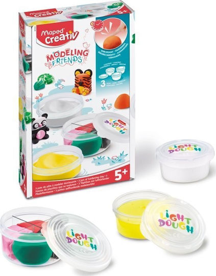 Maped Knete Spiel-Set Modeling Friends Für 5+ Alter 3 Stück