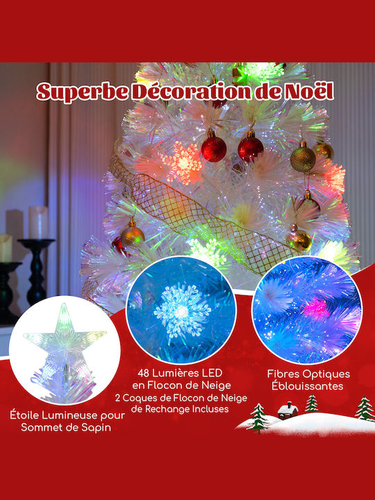 Christmas Tree 210cm with LED Lighting White