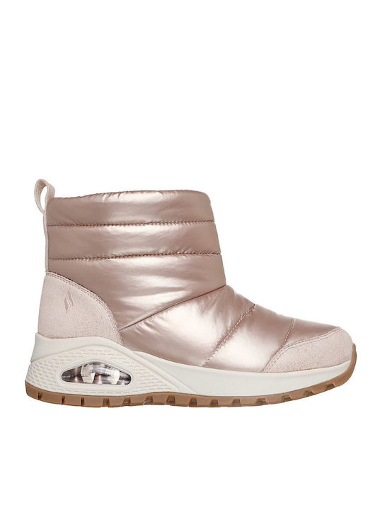 Uno Rugged Women's Ankle Boots Rose Gold