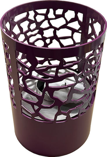 EcoHot Bio Stand Indoor Floor Bioethanol Fireplace Purple