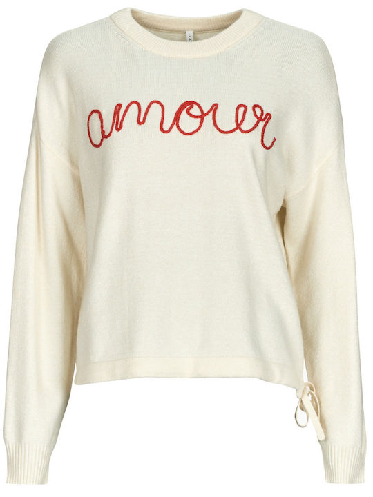 Damen Sweatshirt Weiß