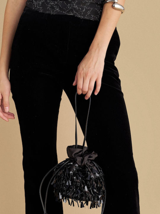 Women's Pouch Handbag Black