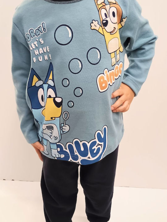 Tres Chic Kids' Pajamas Blue