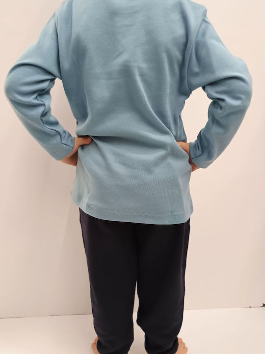 Tres Chic Kids' Pajamas Blue