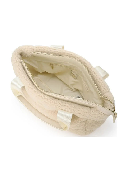 Mini Fell Damen Tote Tasche Beige