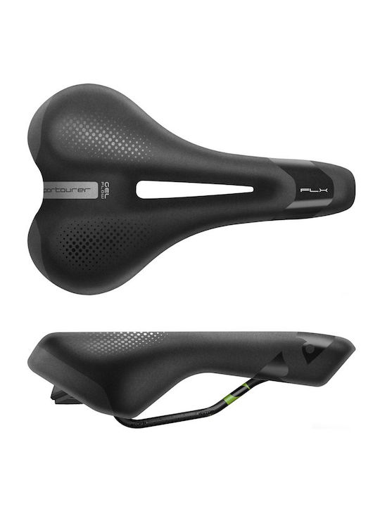 Sportourer Σέλα Ποδηλάτου Μαύρη με Gel 265 x 170 mm