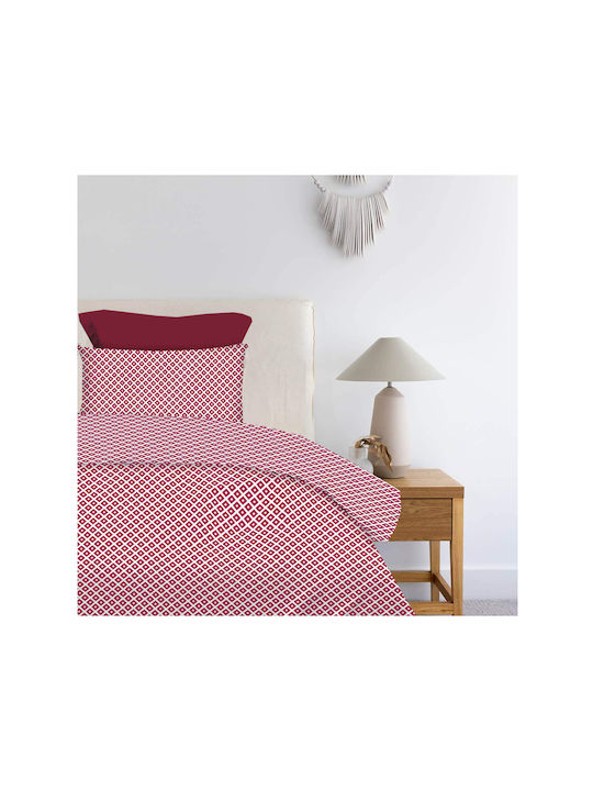 Astron Italy Bettbezug-Set Baumwolle Einzelbett mit Kissenbezug 170x250 Ariel Redwine