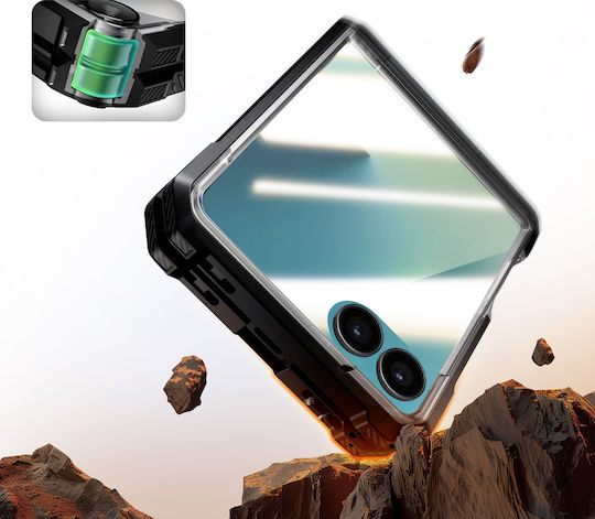Supcase Reinforced Case Galaxy Z Flip 7 Unicorn Beetle Grip Series Kickstand Black