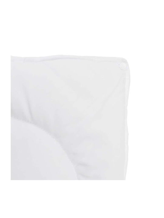 vidaXL Set Pătură Canapea 135x200 cm Alb